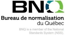 BNQ certified logo for the Skate Armor Hockey Neck Guard